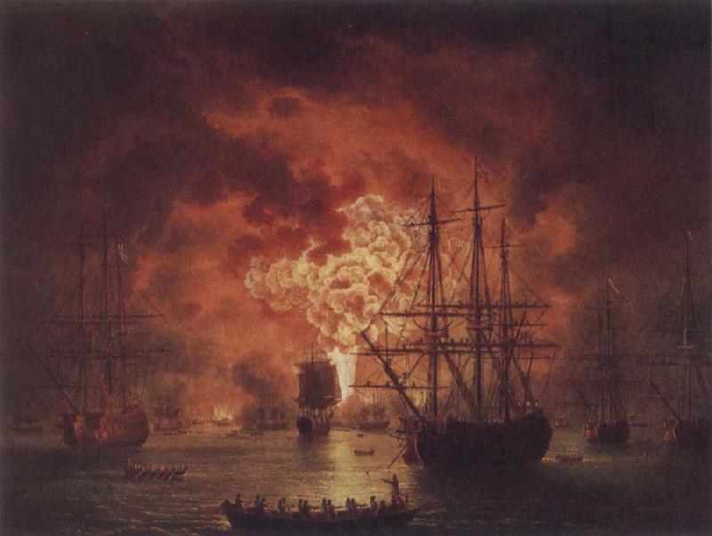  The Destruction of the Turkish Fleet in Chesme Harbour